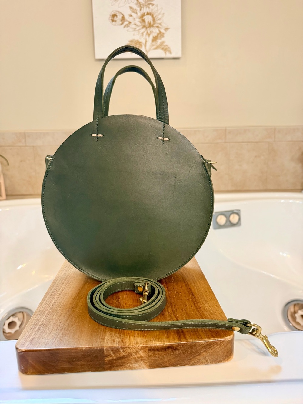 Clare V petit Alistair bag - loden green retail $365